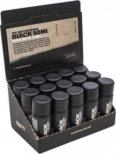 Montana Cans Σπρέι Βαφής με Ματ Εφέ Black BLK 9001 50ml