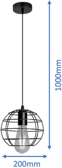 Elmark Tara Pendant Light Black
