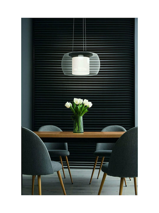 Eglo Briaglia-C Pendant Light LED with Multicolor RGBW Lighting Black