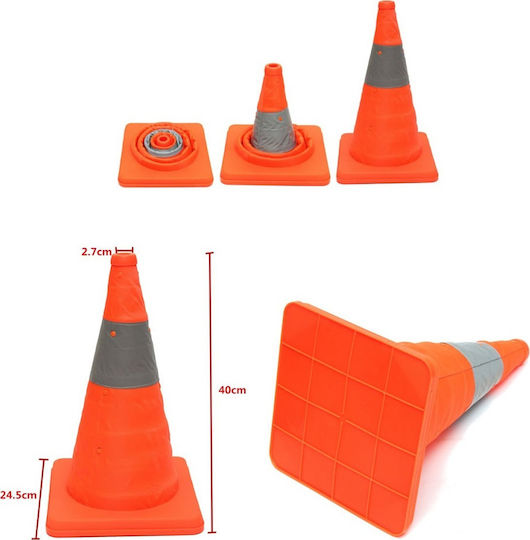 Carsun C249 Plastic Cone Orange H40cm