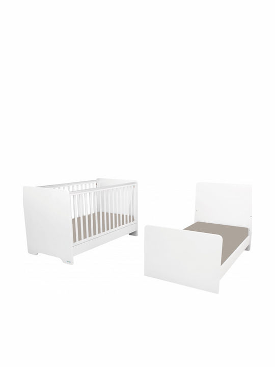 Casababy Stars Nursery Furniture Set with Bed & Nursery Drawer White / Gray 590185