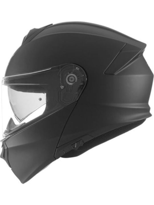 Yohe 935 SV Flip-Up Helmet with Sun Visor DOT / ECE 22.05 1600gr Solid Black Matt 93503000123