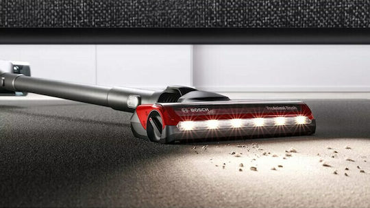 Bosch BBS8214PET Επαναφορτιζόμενη Σκούπα 2 σε 1 Stick & Χειρός 18V Κόκκινη