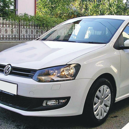 Croatia Cover Σετ Τάσια Αυτοκινήτου Volkswagen Polo 6R 4τμχ 15" Ασημί
