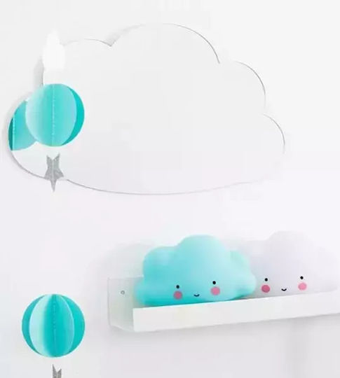 Interbaby LED Детско Декоративно Осветление Облаче Син 15.5x8.3x9.2εκ.