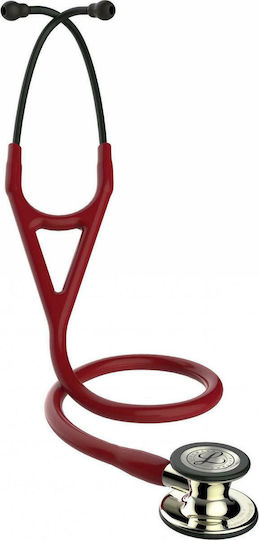 3M Littmann Cardiology IV Finish Cardiology Adults Non Chill Double Head Stethoscope Burgundy