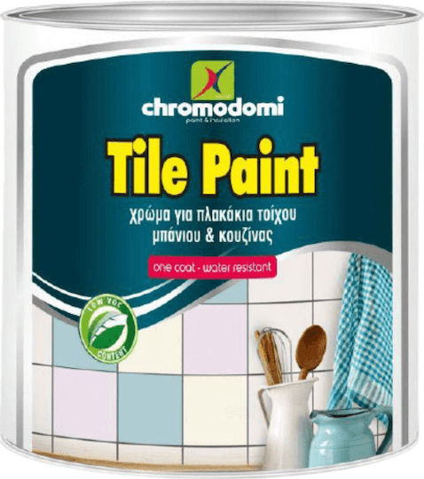 Χρωμοδομή Tile Paint Χρώμα Λευκό 750ml