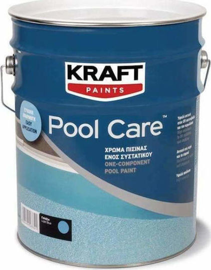 Kraft Pool Care Χρώμα Πισίνας Γαλάζιο 10lt