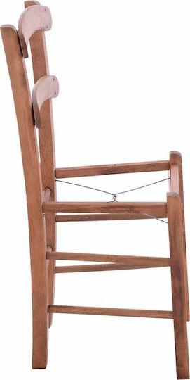 HomeMarkt Gentry Wooden Skeleton for Dining Room / Kitchen Chair 40x38x88cm Brown