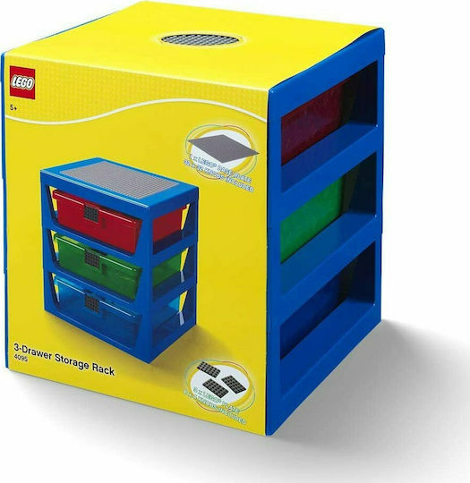LEGO Toy Storage System made of Plastic Blue 34x32x38cm 1pcs