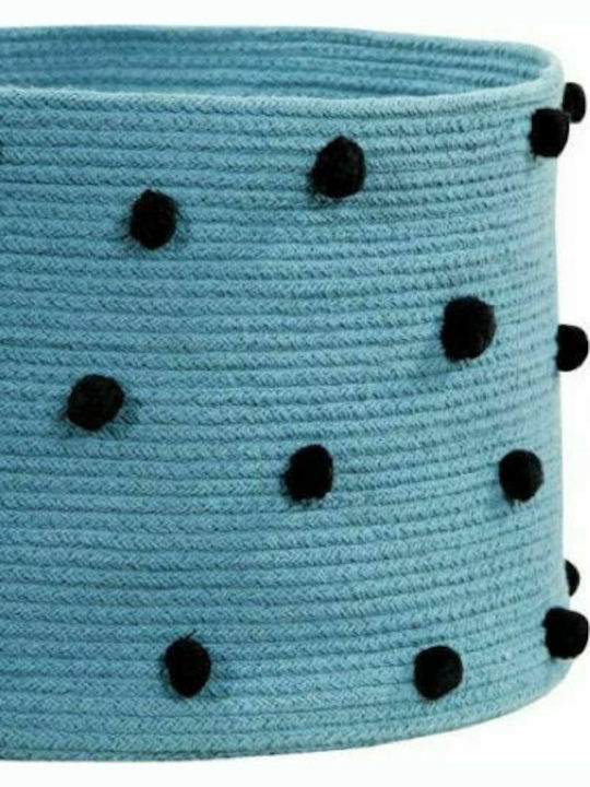 Lorena Canals Children's Storage Basket Pebbles Turquoise 45x30x30cm 1pcs