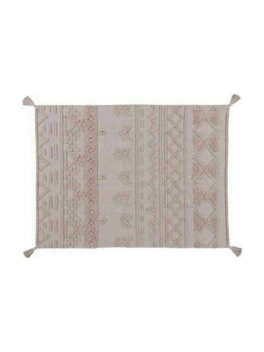 Lorena Canals Tribu Handmade Kids Rug Cotton Vintage Nude 170x240cm