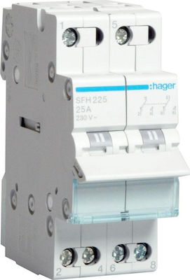 Hager Διακόπτης Ράγας 250V 25A