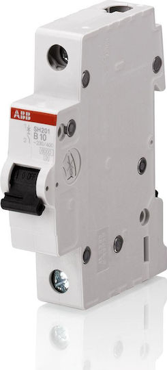 Abb SH201T-B6 1-Pole Automatic Circuit Breaker 6A 3kA Καμπύλη B 70308