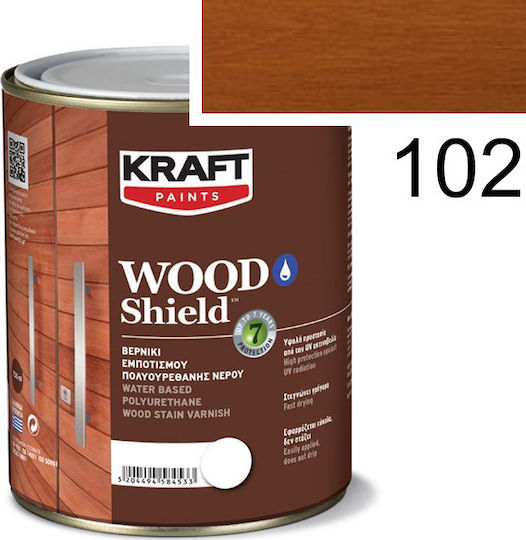 Kraft Wood Shield Пропитка Полиуретан 102 Pine Сатен 750мл