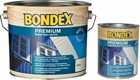 Bondex Premium Βερνίκι Εμποτισμού Νερού Οικολογικό Νερού Snow White Ματ 750ml