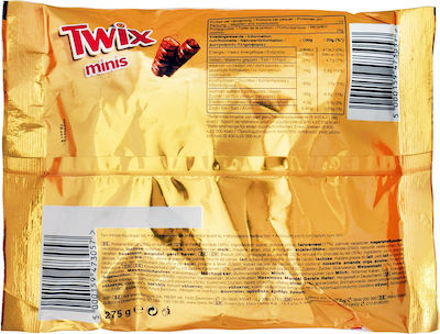 Twix Minis Σοκολάτα Γάλακτος καραμέλα 275gr