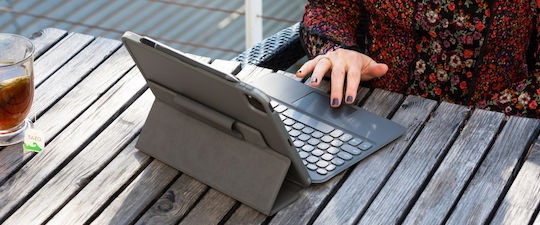 Zagg Pro Keys With Trackpad Flip Cover με Πληκτρολόγιο στα Αγγλικά US English UK (iPad Pro 2018 11" / iPad Pro 2020 11" / iPad Pro 2021 11")