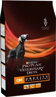 Pro Plan Veterinary Diets OM Obesity Management 12kg Ξηρά Τροφή Διαίτης, χωρίς Γλουτένη για Ενήλικους Σκύλους με Πουλερικά
