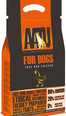 AATU Free Run 10kg Dry Food Grain Free for Adult Dogs with Chicken