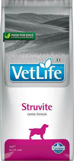 Farmina Vet Life Struvite 2kg Trockenfutter für erwachsene Hunde mit Huhn, Kartoffeln und Reis