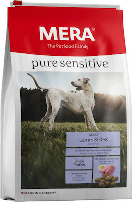 Meradog Pure Sensitive Adult 4kg Trockenfutter für erwachsene Hunde mit Lamm und Reis