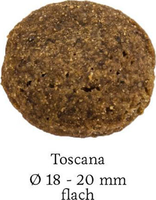 Happy Dog Toscana 12.5kg Dry Food Gluten Free for Adult Dogs of Medium & Large Breeds with Duck and Salmon