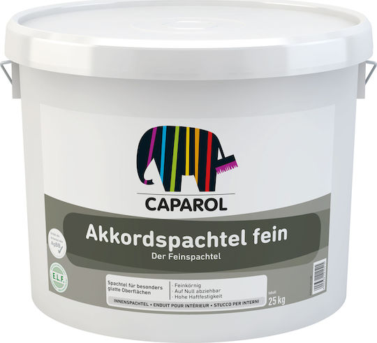 Caparol Fein Akkordspachtei General Purpose Filler Acrylic Putty Spatula White 25kg