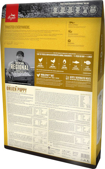 Orijen Puppy 11.4kg Dry Food Grain-Free for Puppies with Turkey and Chicken