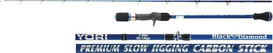 Black Diamond Yori Fishing Rod for Jigging / Slow Jigging / Tai Rubber 1.90m 60-130gr