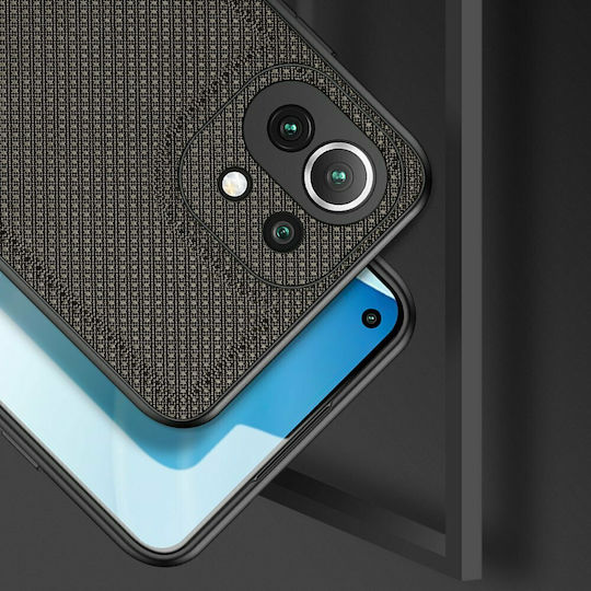 Dux Ducis Fino Back Cover Silicone / Fabric Green (Xiaomi Mi 11 Lite / 11 Lite 5G / 11 Lite 5G NE)