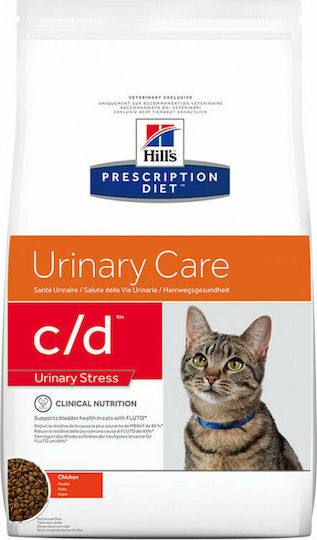 Hill's Prescription Diet Urinary Stress c/d Dry Food for Adult Cats with Sensitive Urinary with Chicken 0.4kg