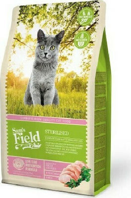 Sam's Field Sterilised Dry Food for Neutered Cats with Chicken 0.4kg