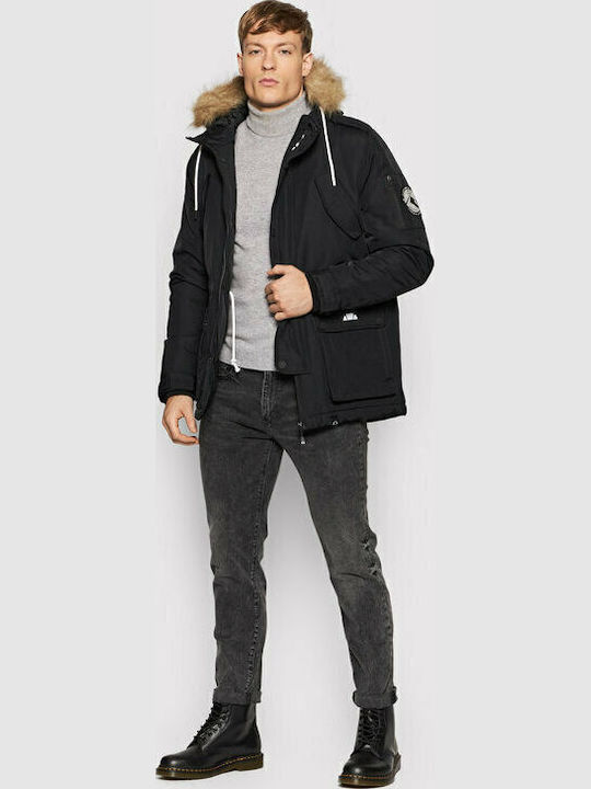 Polter Winter Jacket Parka Black