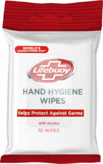 Lifebuoy Hand Hygiene Wipes Dezinfectante Servetele Pentru mâini 10buc