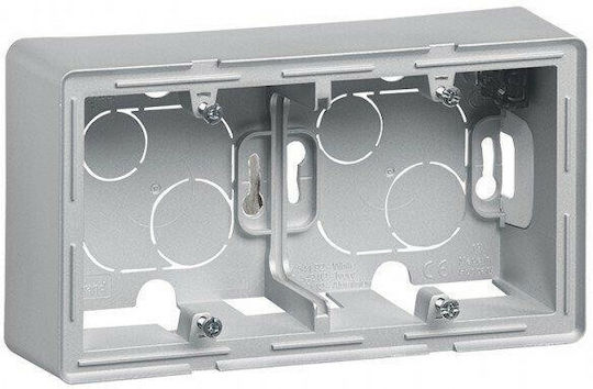 Legrand Valena Life Switch Box 2 Positions in Silver Color 754212