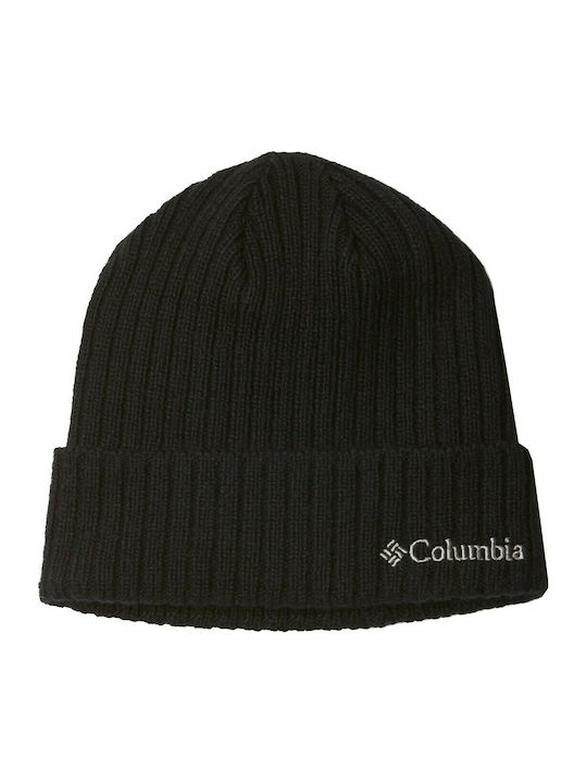 Columbia Watch Cap Beanie Unisex Σκούφος με Rib Πλέξη σε Μαύρο χρώμα