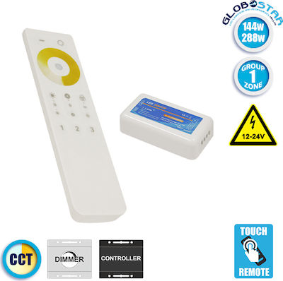 GloboStar Wireless Dimmer Touch Controller RF With Remote Control Hand Tool 04040