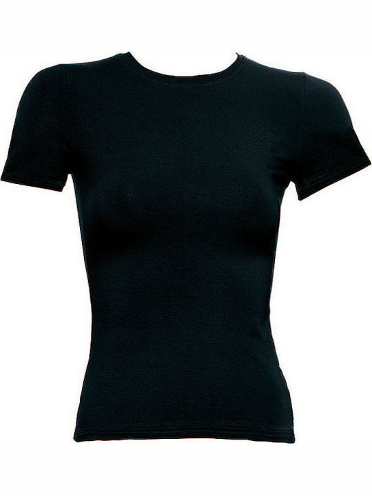 Fimelle Women's Short Sleeve T-Shirt Black