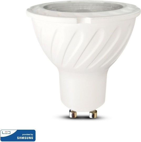 V-TAC VT-277 LED Bulb 7W for Socket GU10 and Shape MR16 Natural White 480lm
