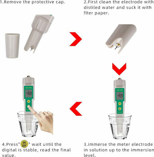 Waterfresh Wasserqualitätsmesser ORP Redox Messgerät