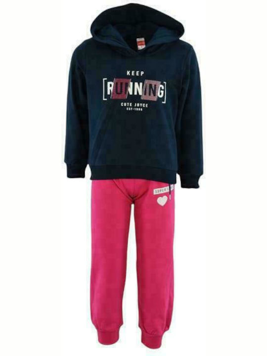 Joyce Kids Sweatpants Set Blue 2pcs