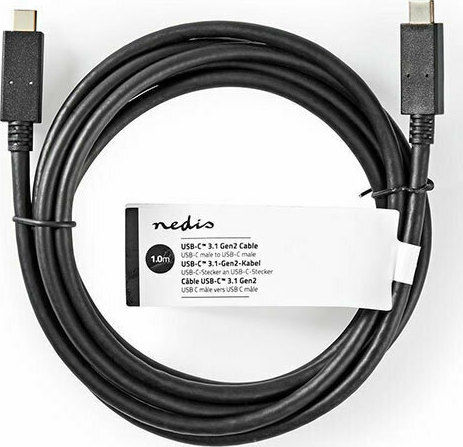 Nedis USB 3.1 Кабел USB-C Мъжки - USB-C Черен 1м CCGT64750BK10