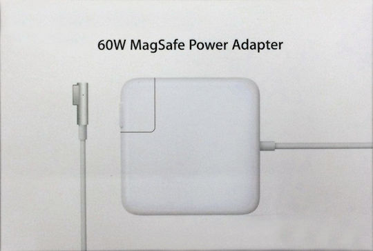Apple MagSafe Φορτιστής Laptop 60W 16.5V 4.6A για Apple με Αντάπτορα Τροφοδοσίας