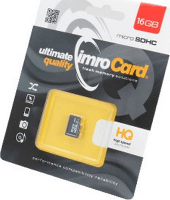 IMRO microSDHC 16GB Clasa 10 U1 Viteză mare cu adaptor