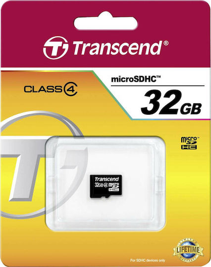 Transcend microSDHC 32GB Class 4 Default Speed