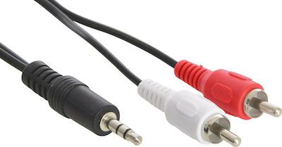 Sandberg 3.5mm male - RCA male Cable Black 5m (500-98)