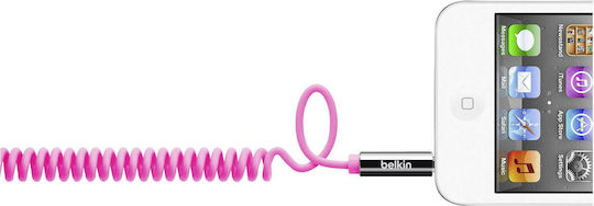 Belkin Καλώδιο Ήχου 3.5mm male - 3.5mm male Ροζ 1.8m AV10126cw06-PNK