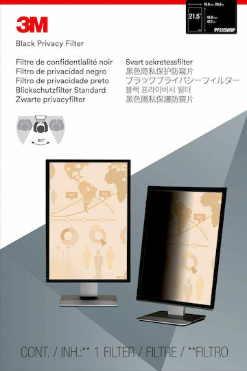 3M PF215W9P Screen Filter Protection Filter 54.6cm for 21.5 inch Screen (16:9)