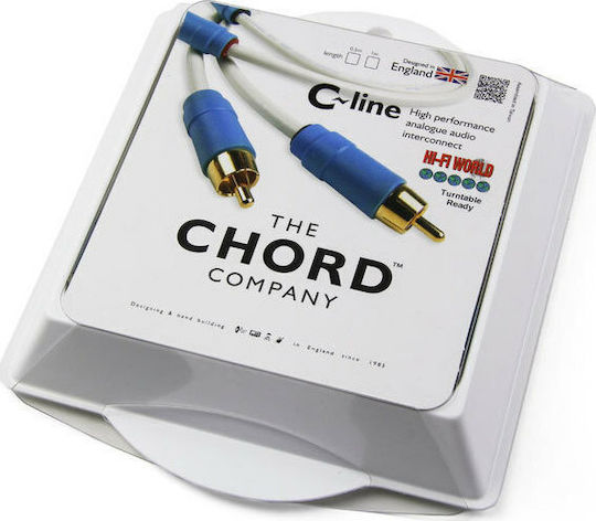 Chord C-Line Interconnect Cable RCA male - RCA male 1m